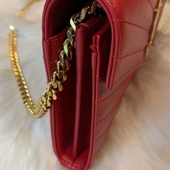 SOLD! YSL Grain de Poudre Wallet on Chain - Picture 8 of 14